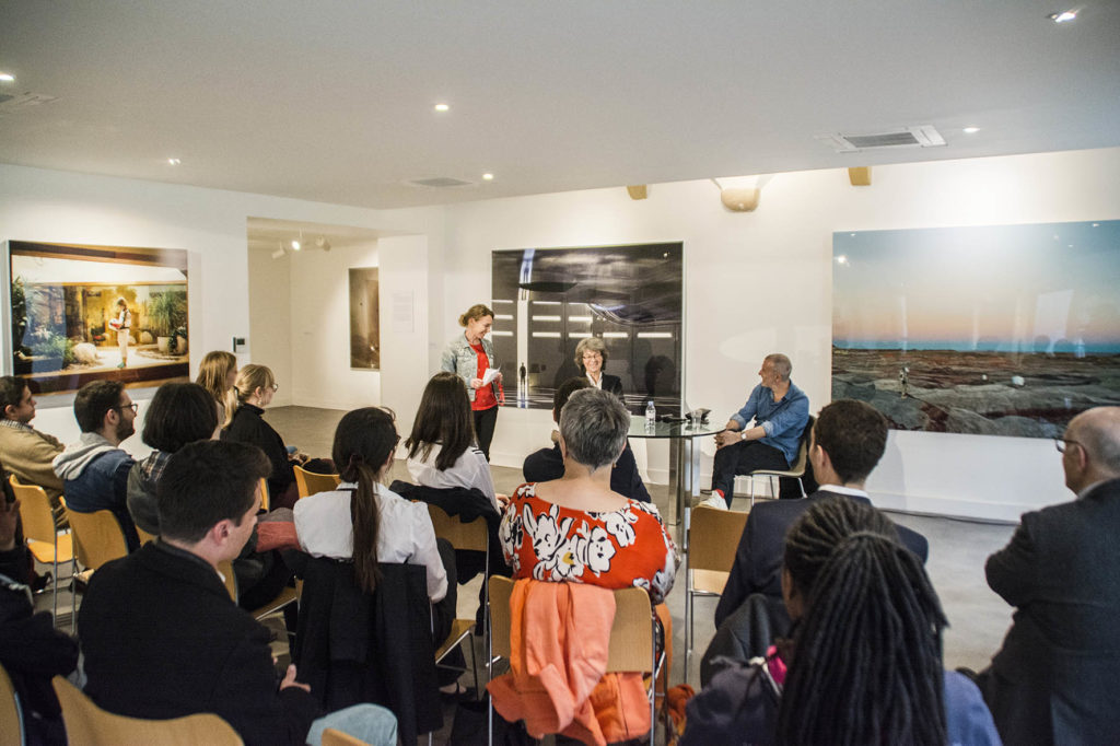 Rencontre Vincent Fournier et Isabelle Vauglin, 2019 © Fondation Bullukian