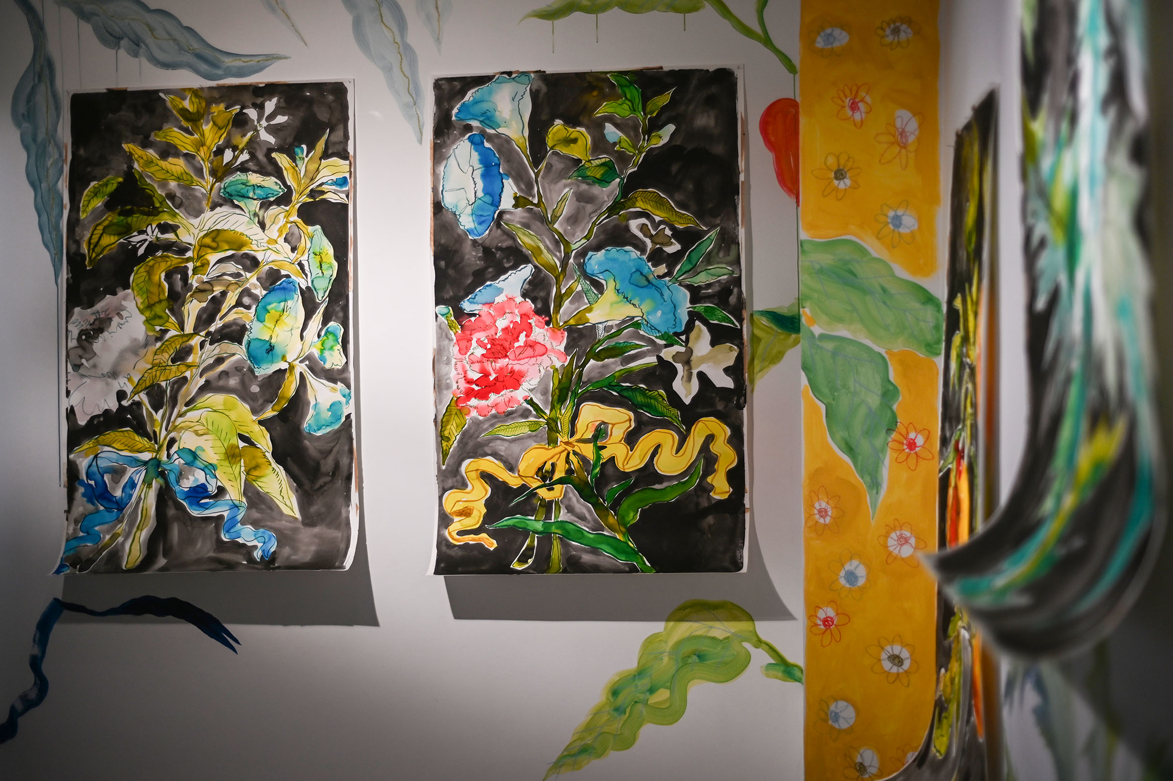 Vue d'exposition "Avant que ne fanent les fleurs" © Fondation Bullukian