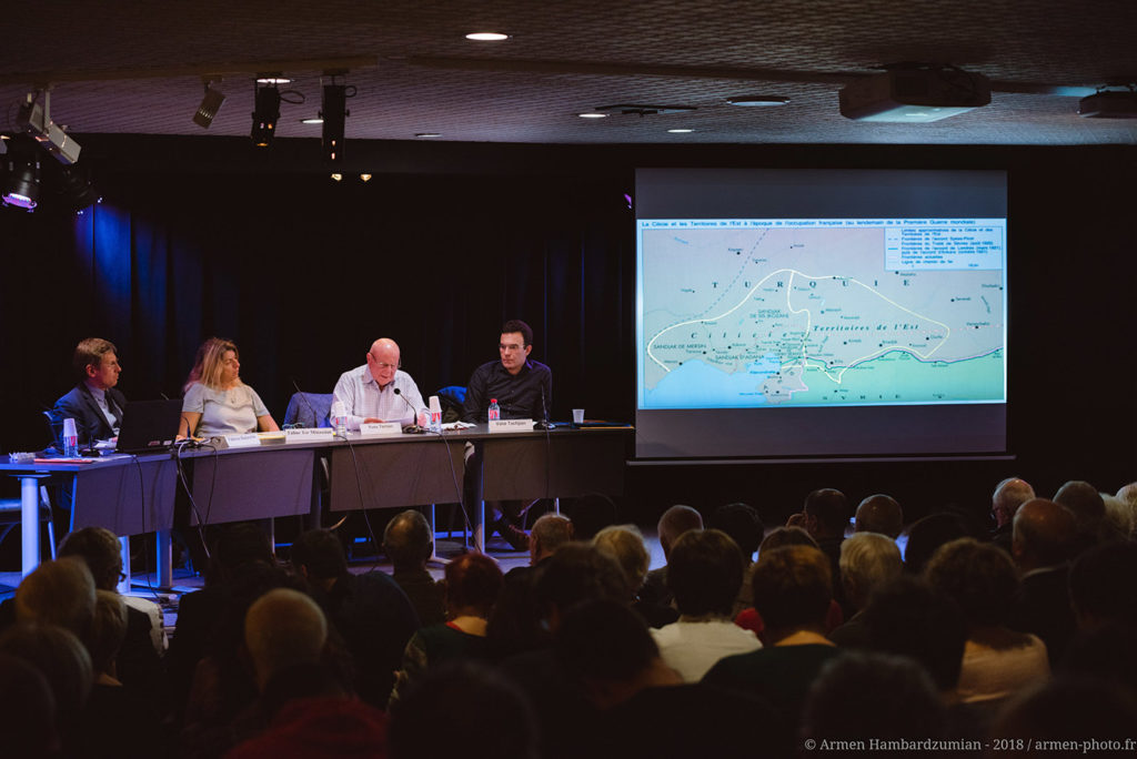 Présentation lors du colloque international : « Cent ans après le front de l'est, l'Arménie et le Levant entre guerres et paix » organisé par l'association ADCARLY à Lyon avec le soutien de la Fondation Bullukian