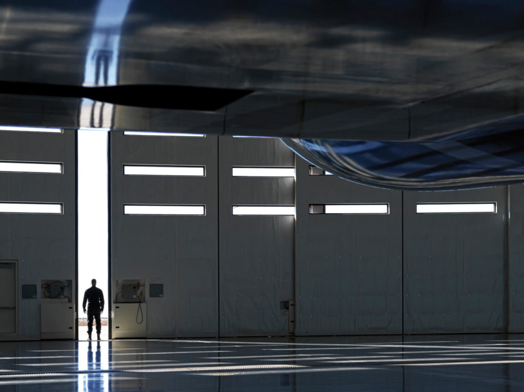 Vincent Fournier, Spaceport America #1 [Virgin Galactic], New Mexico, USA, 2015. © DR