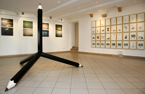 Vue de l'exposition Quadruples, 2012 ©DR