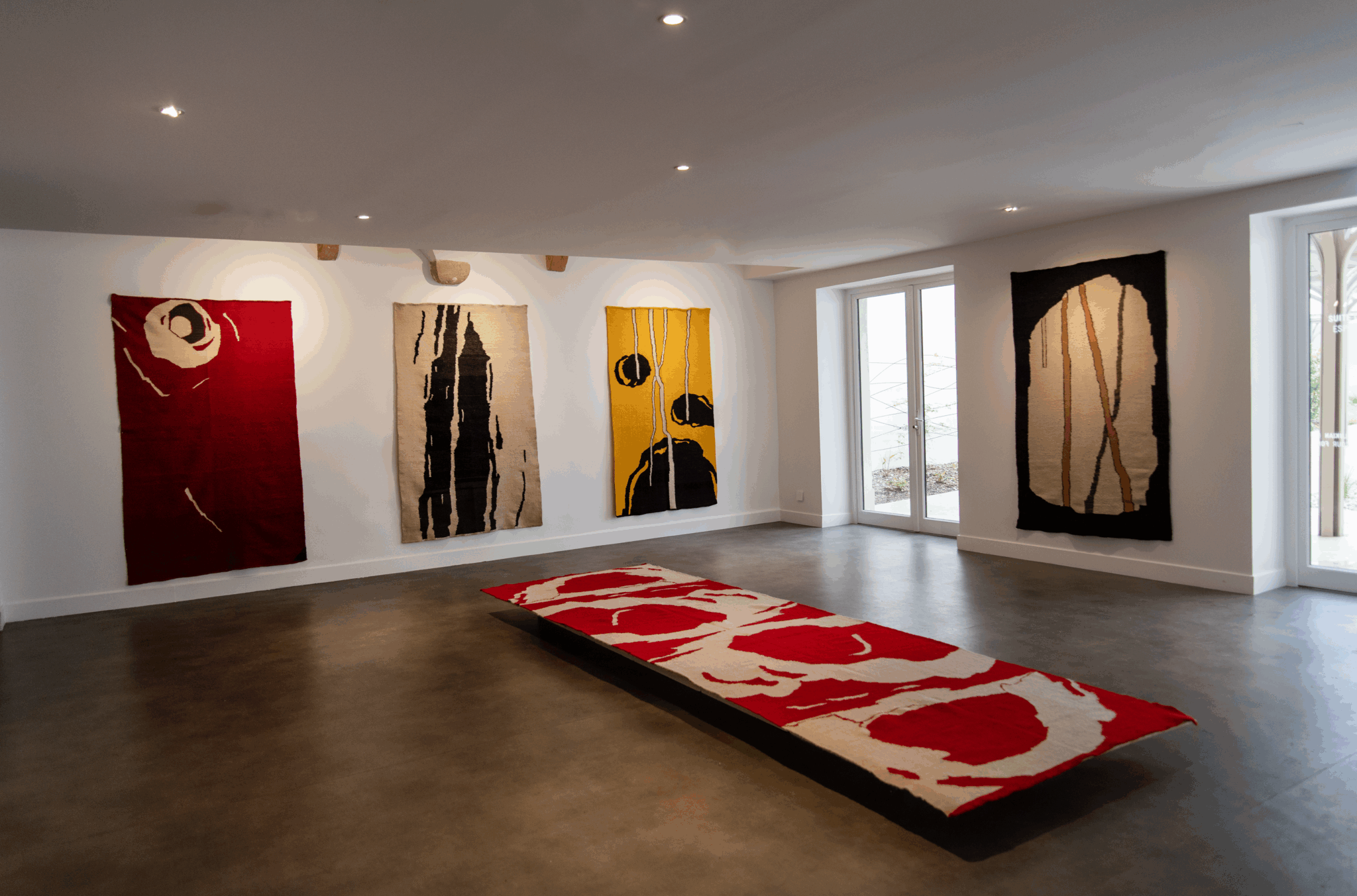 Vue de l'exposition "Territoires tissés", Fondation Bullukian, 2025 ©FondationBullukian