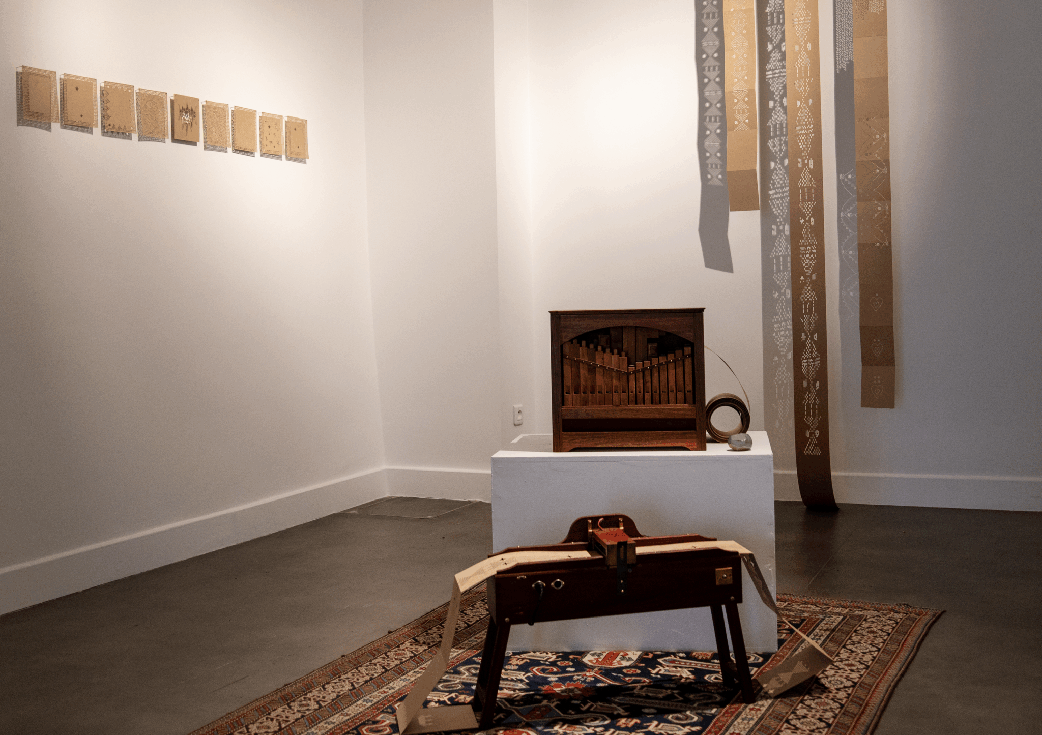 Vue de l'exposition "Territoires tissés", Fondation Bullukian, 2025 ©FondationBullukian