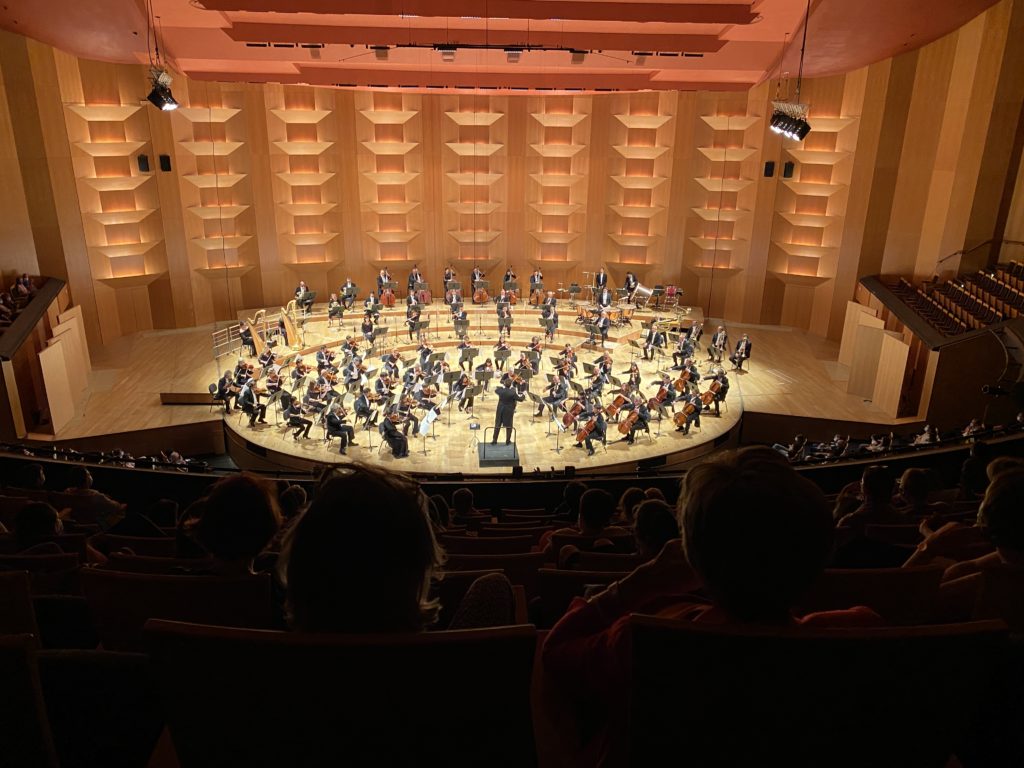 Concert de l'Auditorium Orchestre national de Lyon en remerciement aux soignants des Hospices civiles de Lyon, juillet 2020