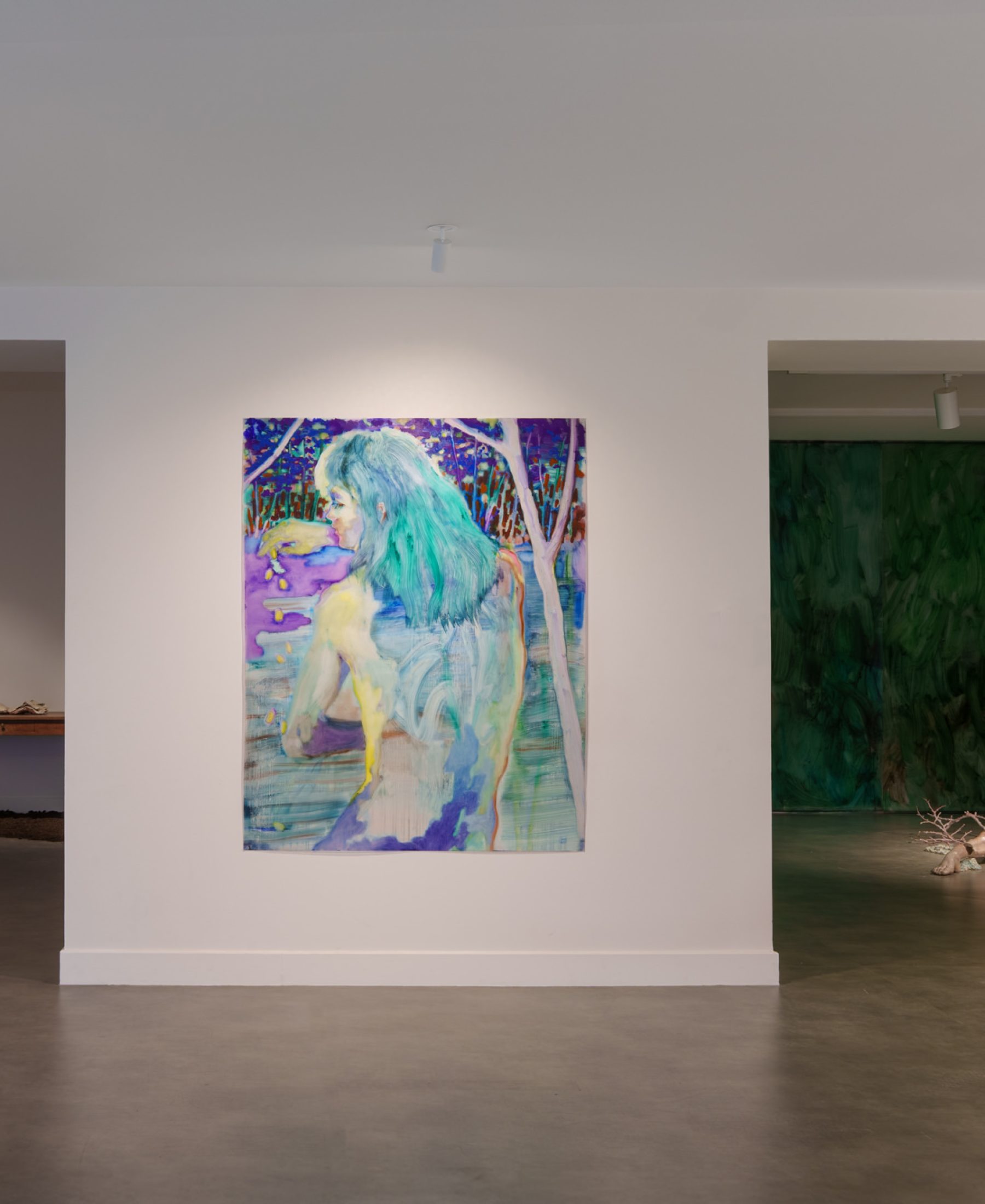 Vue de l'exposition Le Mur invisible de Sarah Jérôme à la Fondation Bullukian, 2025 ©Blandine Soulage