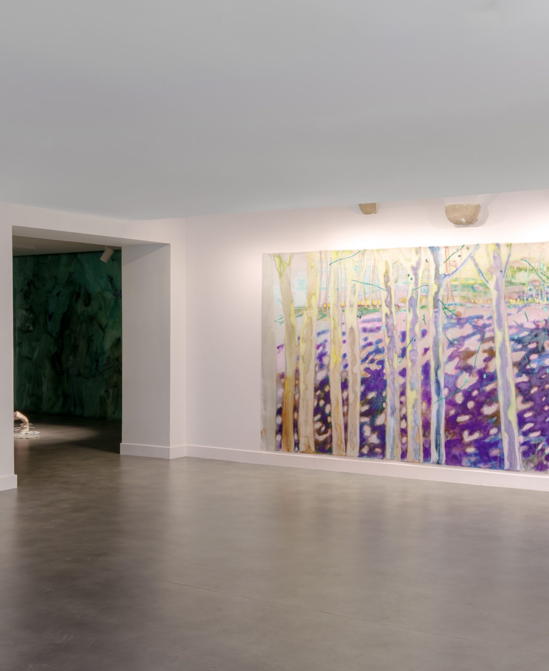 Vue de l'exposition Le Mur invisible de Sarah Jérôme à la Fondation Bullukian, 2025 ©Blandine Soulage